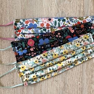 Rifle Paper Co reversible face mask